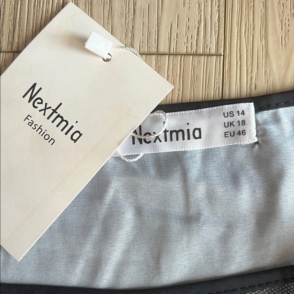 Festive Cat Print Midi Dress in Black by Nextmia - Picture 3 of 4